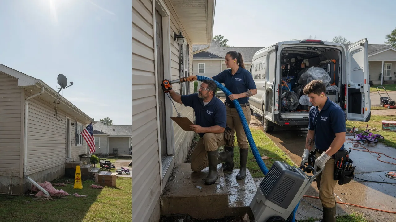 Ceiling Water Damage Restoration in Townsend, DE near me